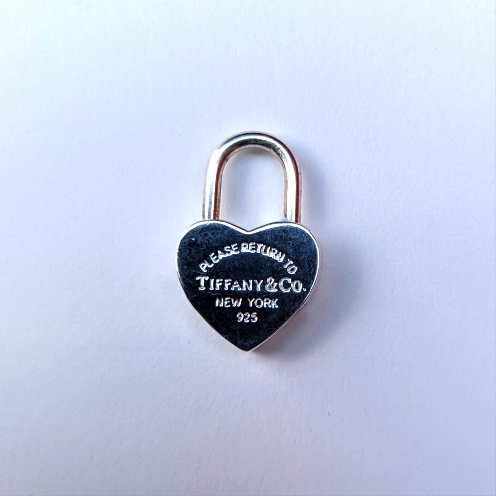 Tiffany's heart padlock charm